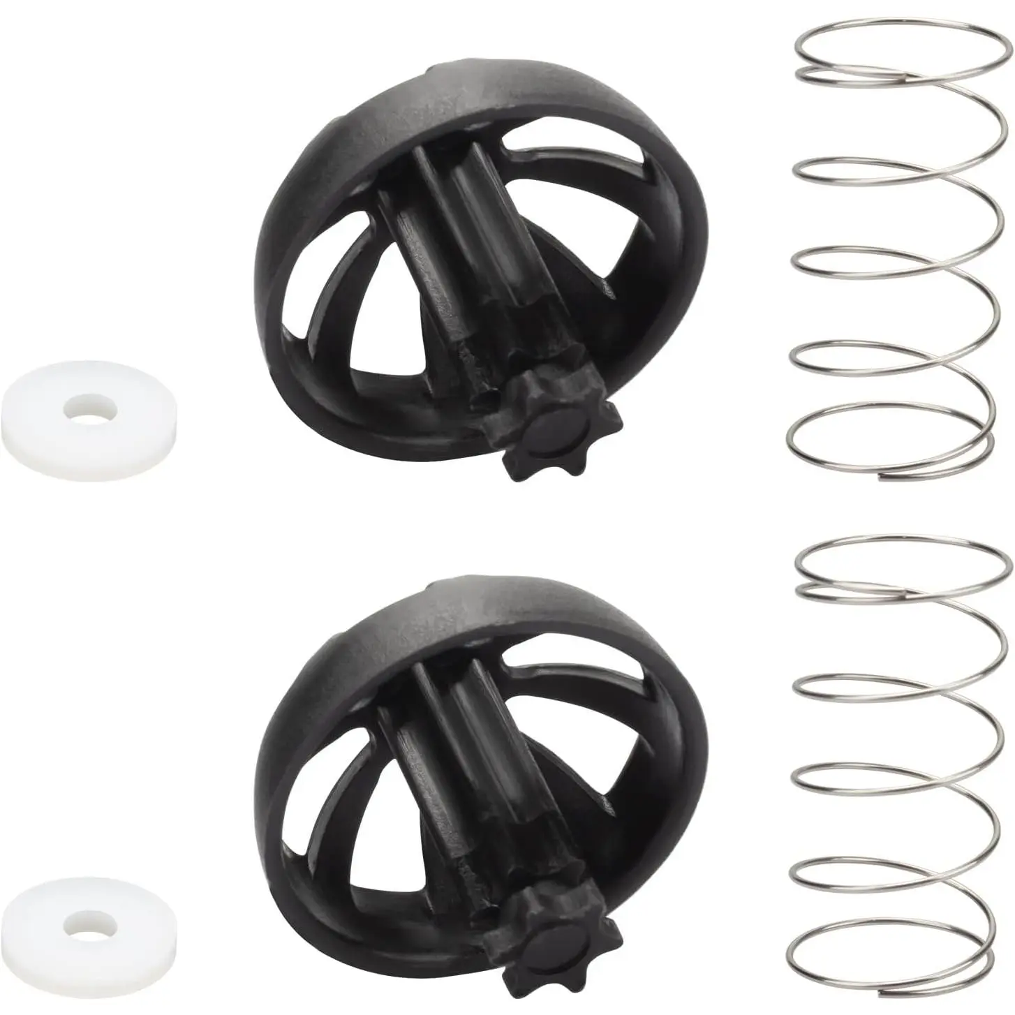 Coffee Machine Brewing Basket Bottom Spring Loaded Stopper Kits Replacement for Hamilton Beach Flexbrew 2-Way Coffee Maker Brew Basket Parts 990117900 990237500 (2)