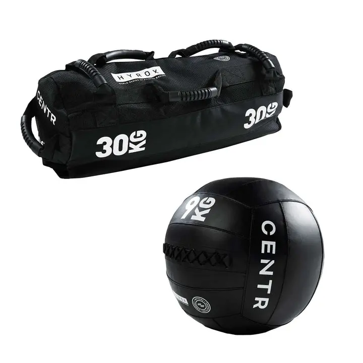 HYROX Essentials Bundle - Sandbag, Wall Ball for Gym Fitness & Sports Training