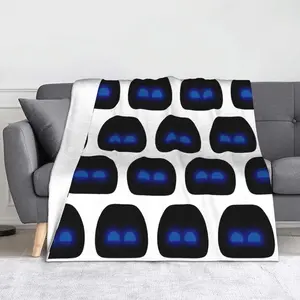 Robot‑Themed Game Knitted Flannel Blanket,Baby blankets and adult blan Soft Printed Flannel Throw Blanket, Lightweight Bedspread for Bedding & Couch, All‑Season Cozy Home Decor, Holiday Birthday Christmas Gift, Viral Modern Bedding Accessory birthday gift