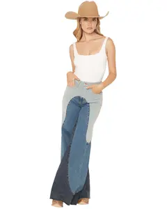 Wrangler Women's X Lainey Wilson High Rise Groovy Wide Leg Stretch Denim Jeans - 112375655