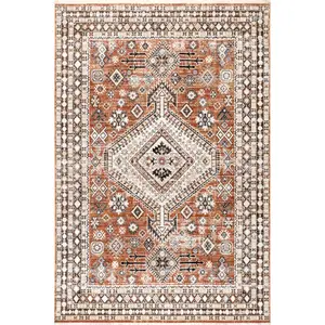 Vanesa Transitional Medallion Fringe Area Rug Vanesa Transitional Medallion Fringe Area Rug