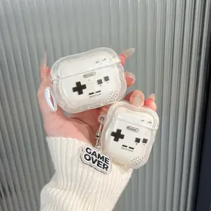 Bluetooth-compatible Earphone Protective Case Compatible AirPods Series, Gaming Design, Fits AirPods 1-4 & Pro Models, Durable Protection