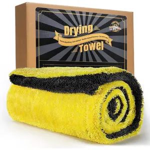 Drying Towel,1300GSM Microfibers Towel for  36"x24", Streak-Free Double-Sided Ultra Absorbency Bath Towels, Edgeless Design for  Detailing Cleaning & Household