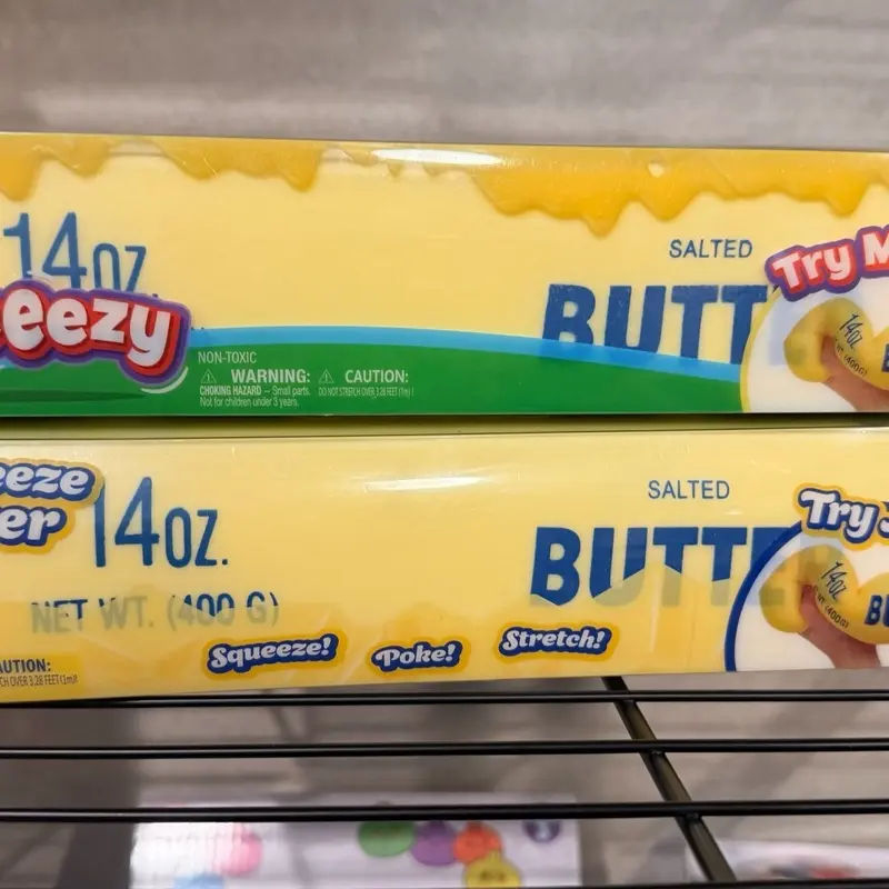 Jumbo Squeeezy Butter Squeezy (1) adult anxiety food squishies sensory squeeze
