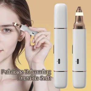 Simple Electric Eyebrow Trimmer, Eyebrow Shaper, Eyebrow Shaping Tool, USB-C Charging, Pain-Free Precision Brow Knife, Rechargeable Facial Hair Removal Tool for Women