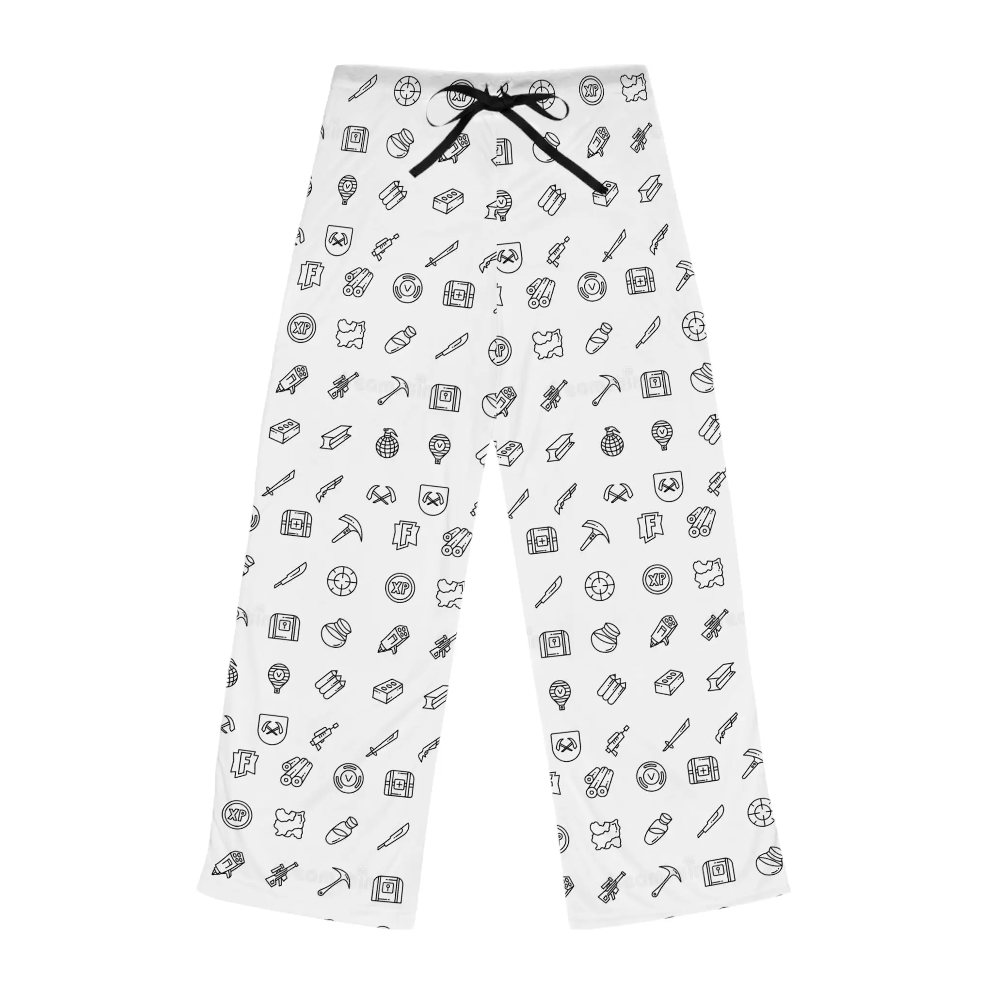 Fortnite Icon Pajama Print Pants