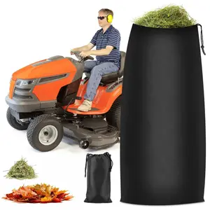 54 Cubic Feet Lawn Tractor Leaf Bag - Heavy Duty Universal Riding Mower Grass Catcher