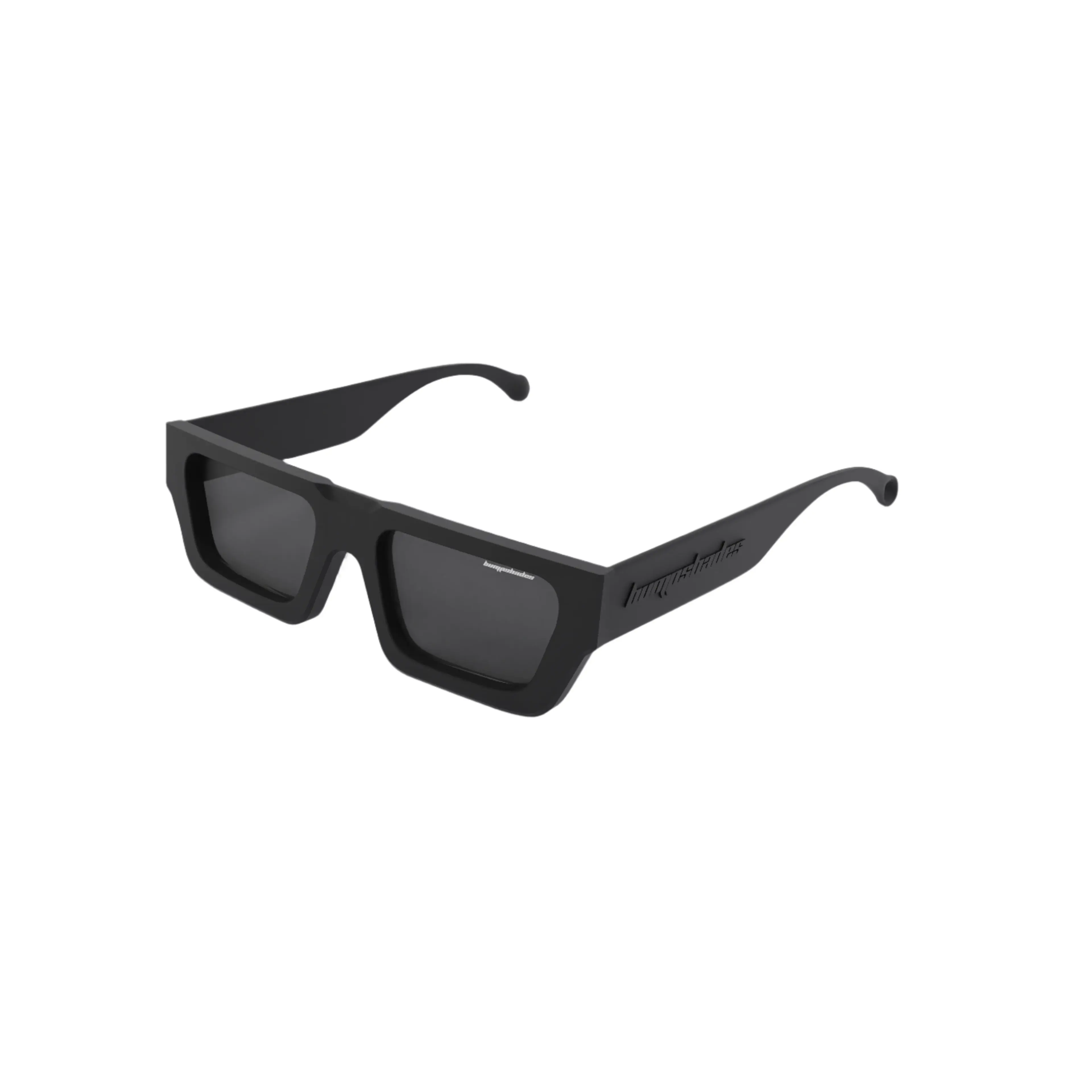 BLACK MATTE "SHADOWBOX" SUNGLASSES