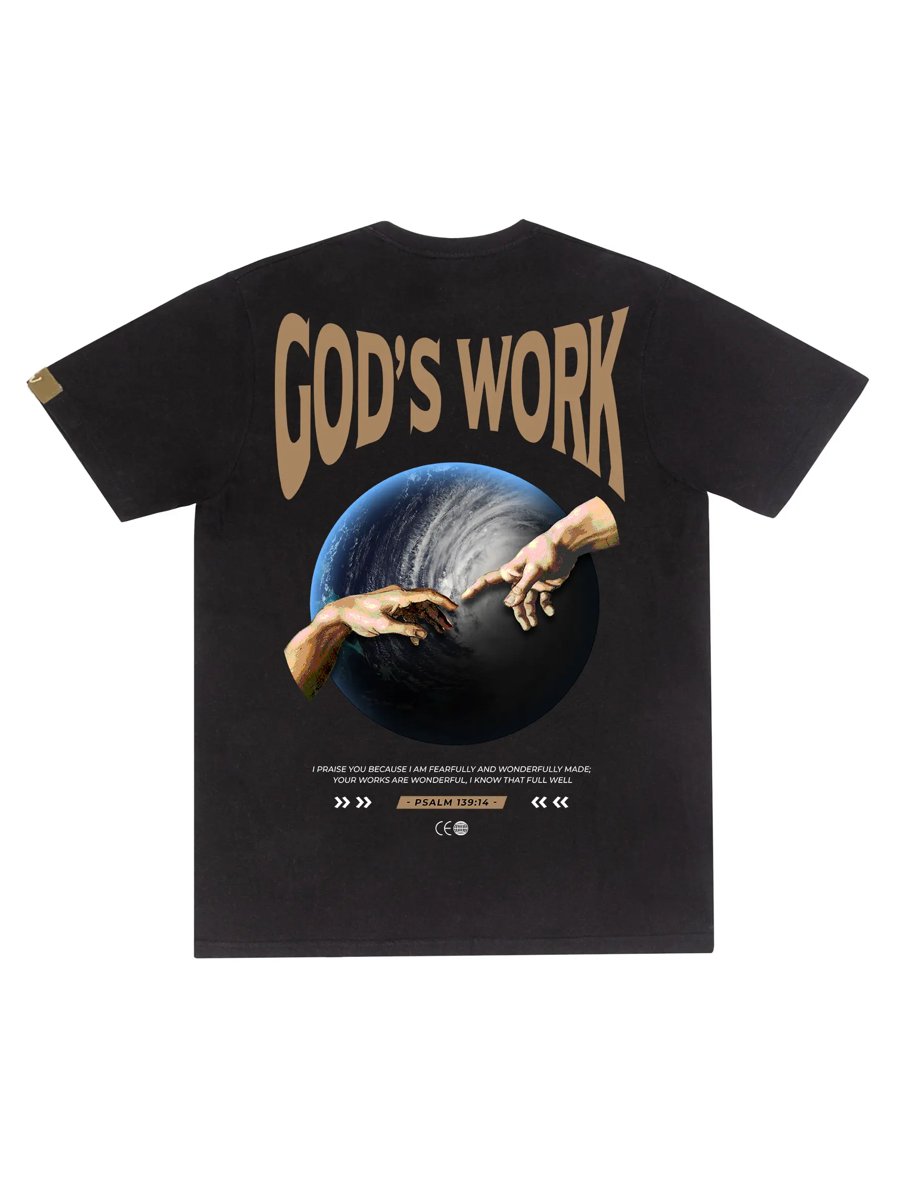 GOD'S WORK Psalm 139:14 T-Shirt - Christian Design