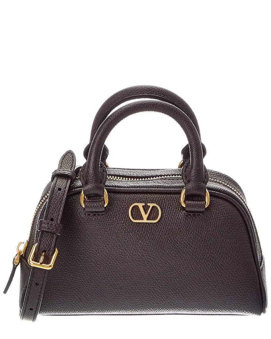 Valentino VLogo Signature Mini Leather Shoulder Bag
