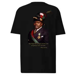 Marcus Garvey Intelligence Men’s premium heavyweight tee