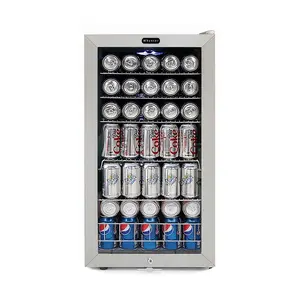 Whynter 120-Can Beverage Refrigerator with Lock Whynter 120-Can Beverage Refrigerator with Lock