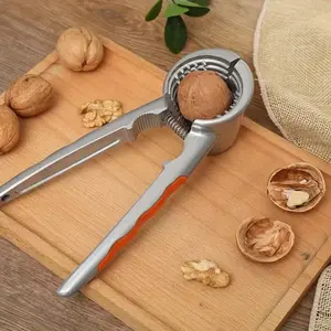 Multifunctional Nut & Dried Fruit Opener, Durable Aluminum Walnut Cracker, Ergonomic Handle Design, Easy Peel Walnuts Hazelnuts Almonds