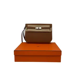 Pre-owned HERMÈS leather Clutches & Wristlets HERMES Kelly depeches 25 pouch BBVT