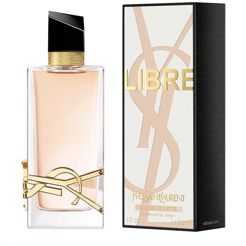 Yves Saint Laurent Libre Eau de Toilette for Women - 3 oz Liquid Amber Fougere Fragrance, Amber Vanilla Floral Fragrance Blend, Elegant Great Scent, Modern Feminine Energy, Effortless Versatility