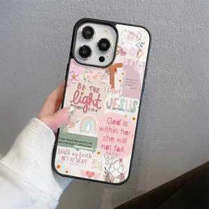 Flower Cross Pattern Two in One Border Defense Drop Phone Case Protective Cover is suitable for Apple 11/12/13/11/14/16/17/15/PRO/PROMAX/PLUS/Air and other phone models, making it an excellent choice for gift giving