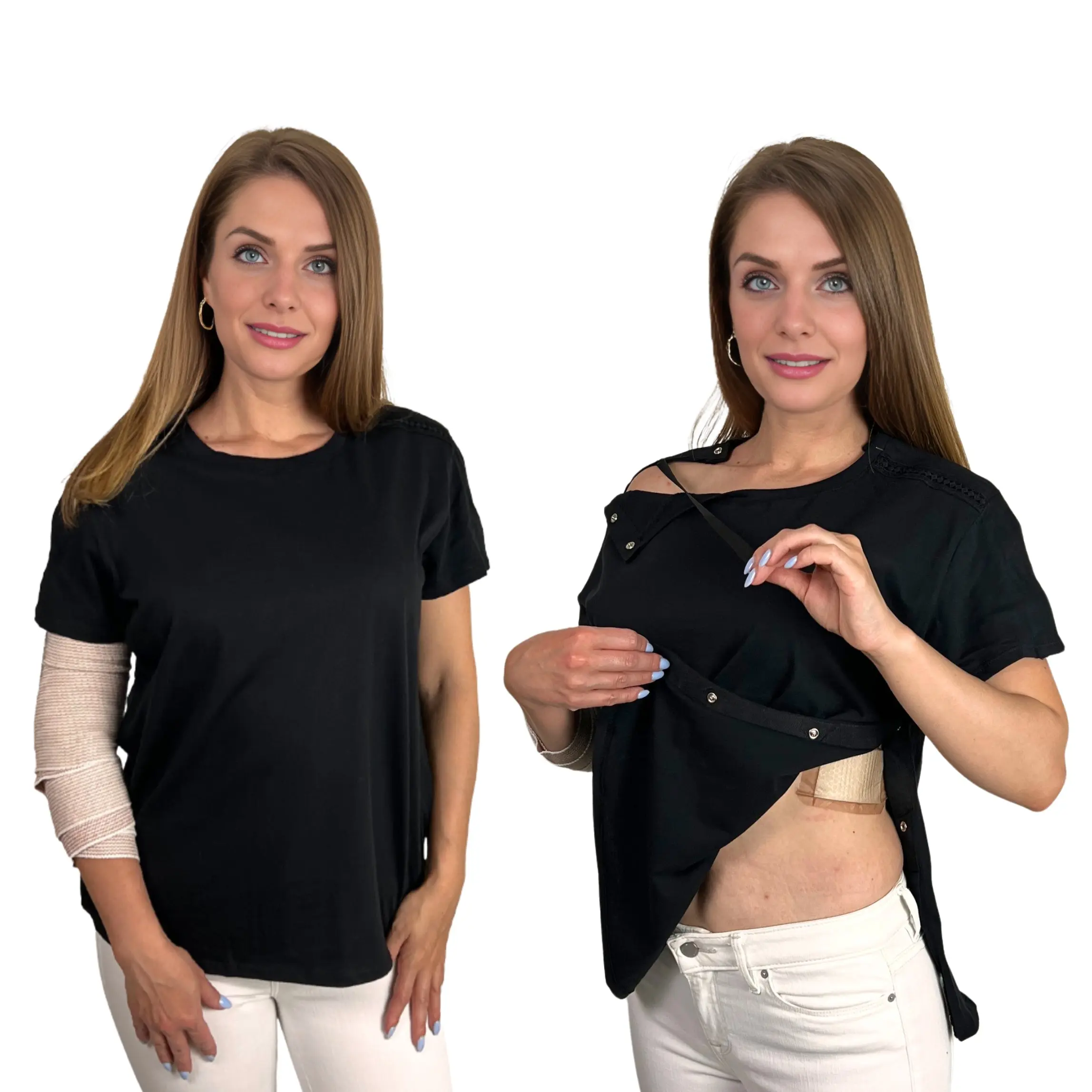Inspired Comforts Women's Post Surgery Full Tearaway Shirt