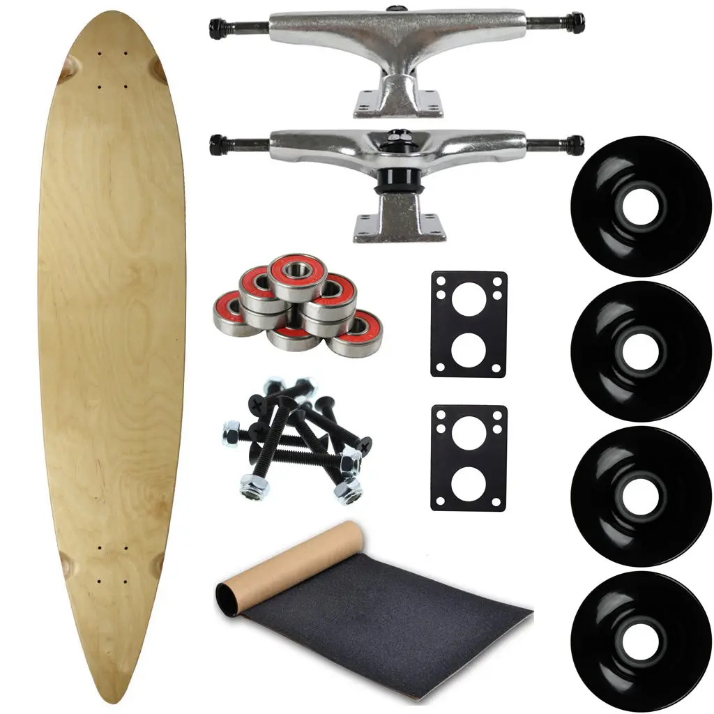 Moose Longboard Complete 9" x 43" Pintail Natural