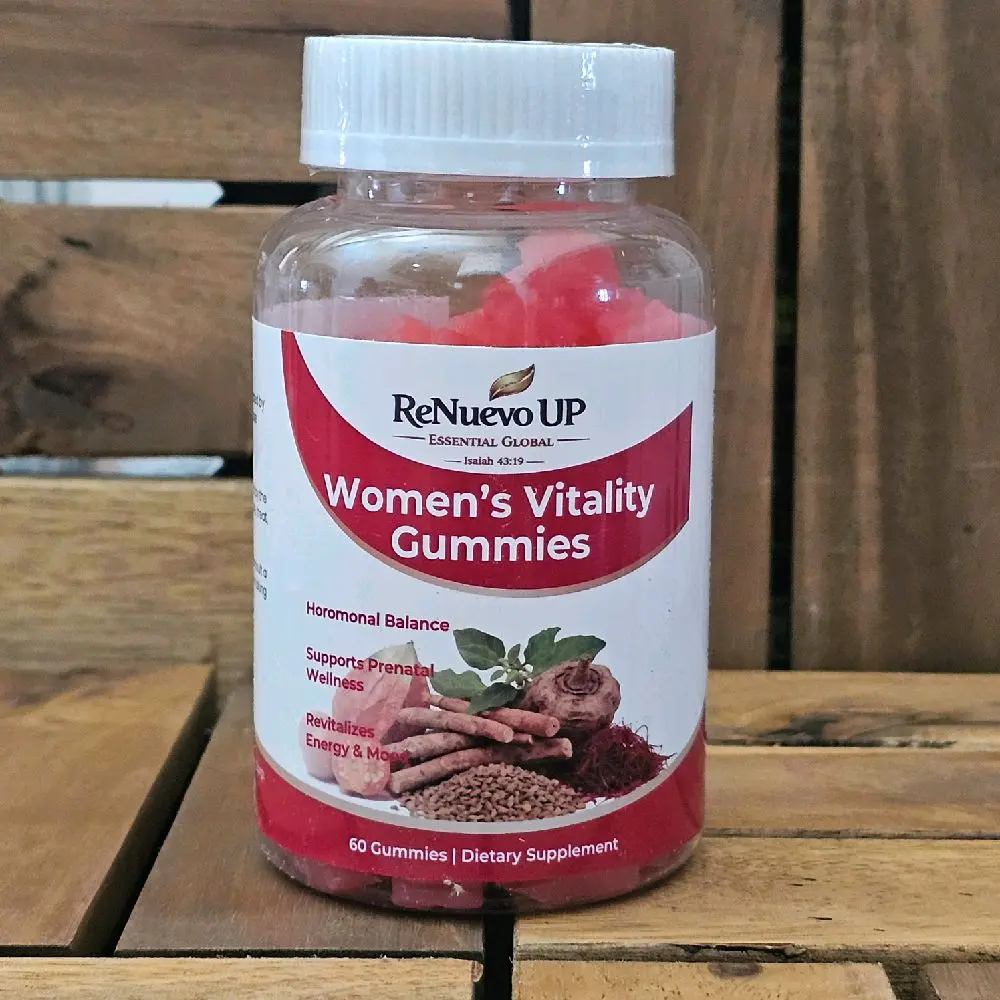 ReNuevo UP - Women's Vitality Gummies - 60 count - L-Citrulline, Maca Root Powder, Fenugreek Seed Extract, Shatavari Root Extract, Ashwagandha Root Extract, Saffron Extract