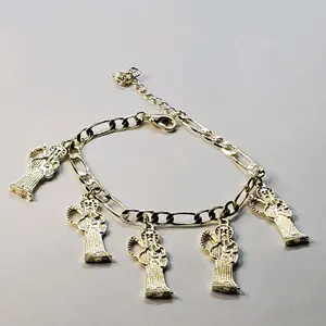 santa muerte anklet Female