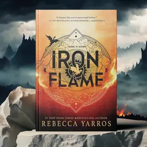 Empyrean Book 2: Iron Flame by Rebecca Yarros (Hardcover Book)  | A Fantasy Romance Lover Pick