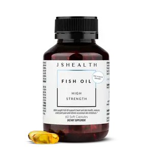 JSHealth Fish Oil Formula - High-Strength Omega-3 (EPA/DHA) from Wild-Caught, Friend-of-the-Sea Certified Fish