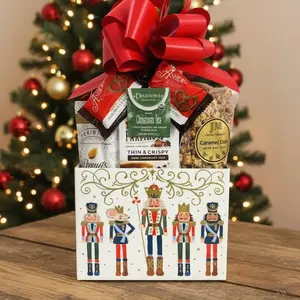 Large Nutcracker Noel Holiday Gift Box
