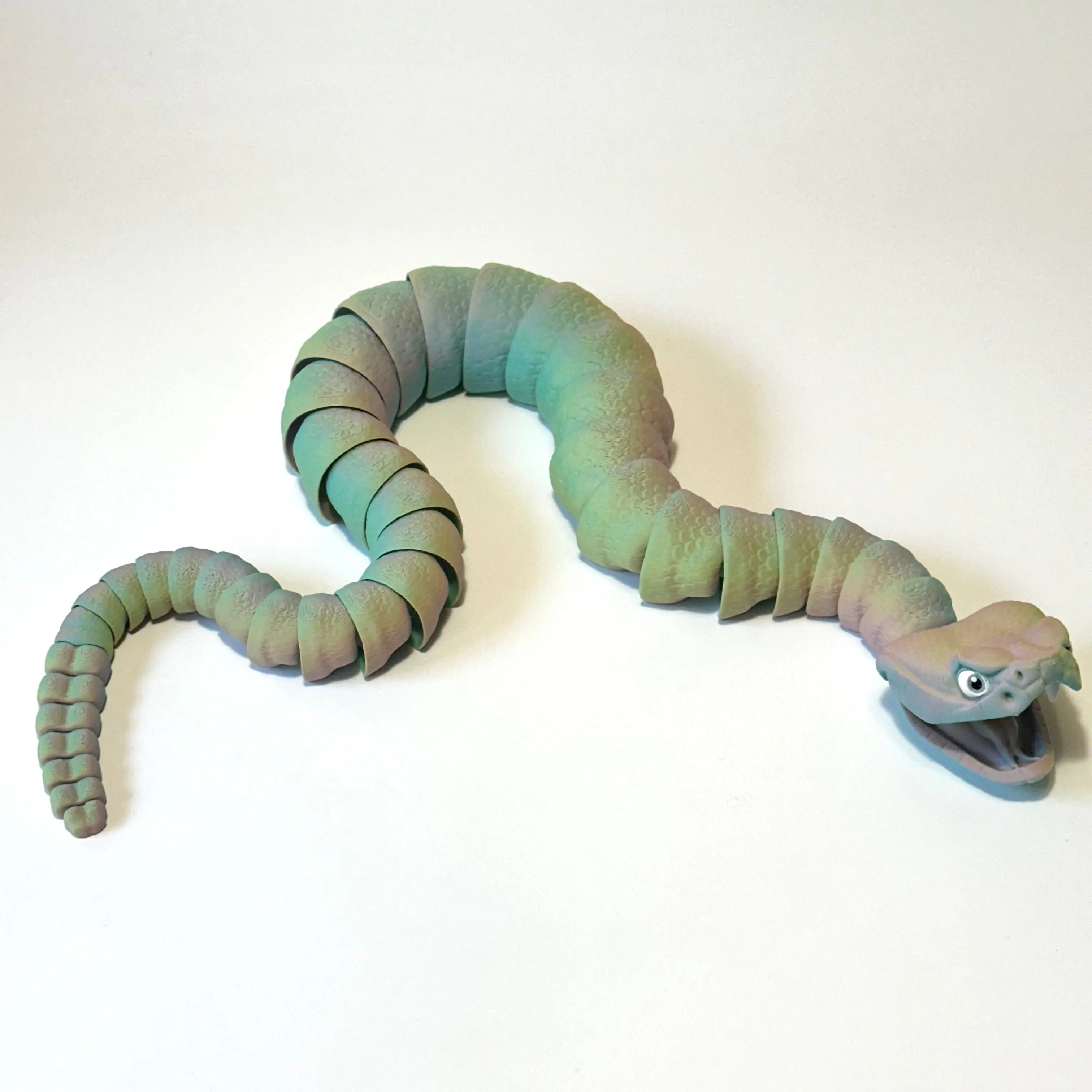 Flexi Rattlesnake - 3D Printed Articulating Figure Flexi Rattlesnake - 3D Printed Articulating Figure