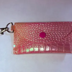 Irridecent Faux Leather Card Holders