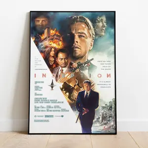 Inception Poster, Wall Art, Movie Print, Gift for Film Fans
