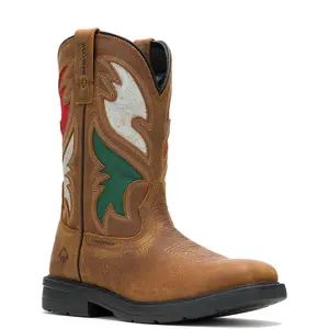 Wolverine Rancher Flag Steel-Toe Wellington Work Boot