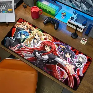 High School DXD Anime Gaming Mouse Pad 80×30cm, Non-Slip Rubber Desk Mat, Computer Keyboard Table Pad, Gaming Accessories for PC & Laptop