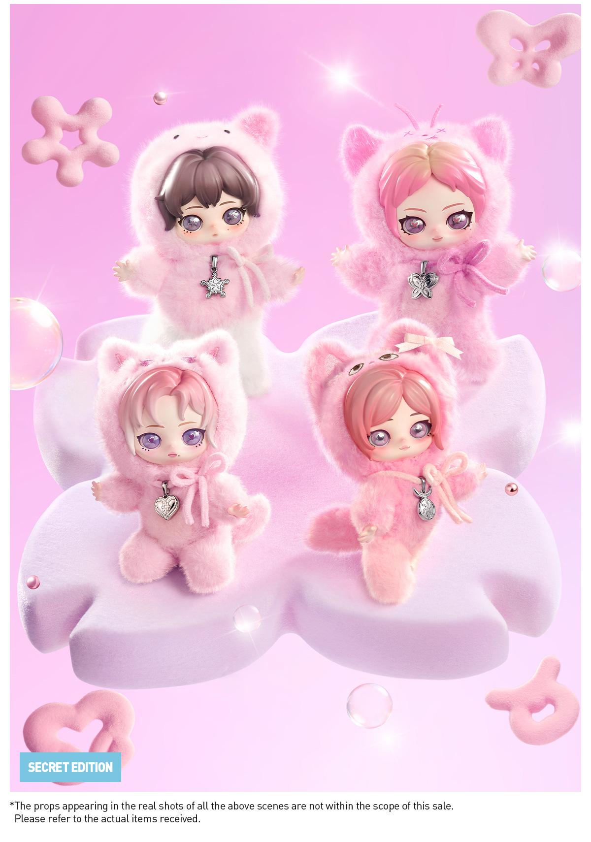 unboxing - POP MART aespa Fluffy Club Series Vinyl Plush Doll Pendant Blind Box,summerwins