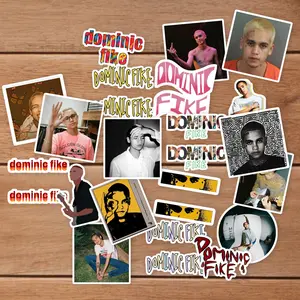 Stickers Pack 20 Pcs Dominic Skateboard Fike Guitar Car Bottle  Vinyl Aesthetic Colorful Bike Laptop Luggage Bumper Waterproof Water