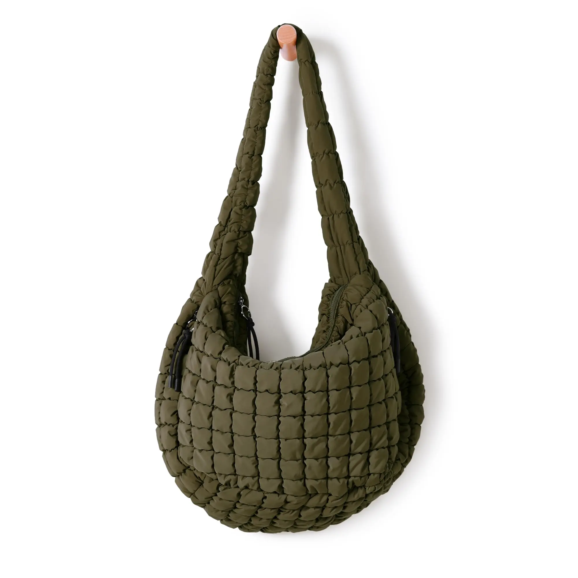 ODODOS Quilted Carryall Tote Bag for Women Crossbody Large Hobo Lightweight Padding Shoulder Bag summerwins