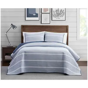 Brooklyn Loom Niari Yarn Dye Stripe Full/QueenComforter Set