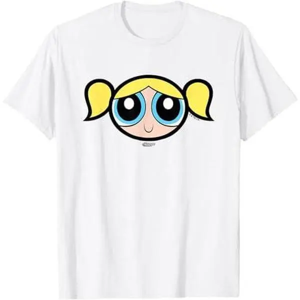 The Powerpuff Girls Bubbles Face T-Shirt