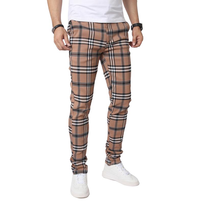 JUNBAOSS Men's Multi Pack Slim Fit Stretch Dress Pants Plaid Skinny Pants for Men, Straight Leg Fashion Comfort Flex Waist Pants, Mens Casual Business Golf Dress Chinos Pants JUNBAOSS Men's Multi Pack Slim Fit Stretch Dress Pants Plaid Skinny Pants for Men, Straight Leg Fashion Comfort Flex Waist Pants, Mens Casual Business Golf Dress Chinos Pants
