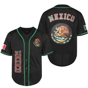 Mexico jersey authentic Mexican Baseball Jersey for Fans - Men & Women, Eagle & Flag Design Daily Party breezy bowl jersey shirt Christmas Eve gifts Holiday