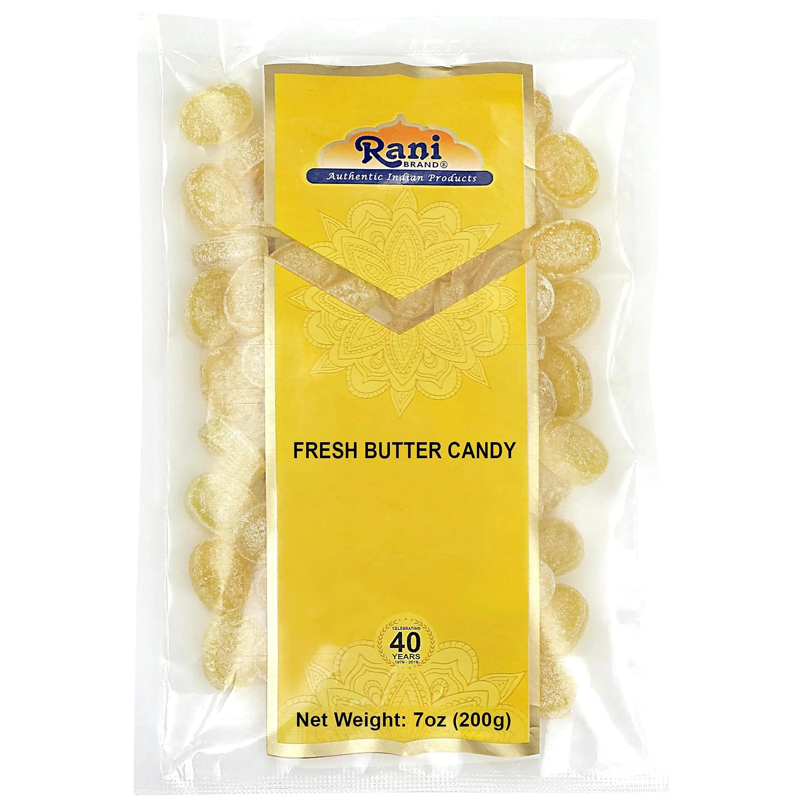 Rani Fresh Butter Candy 7oz (200g) ~ Indian Tasty Treats | Vegan | Gluten Friendly | NON-GMO | Kosher | Indian Origin