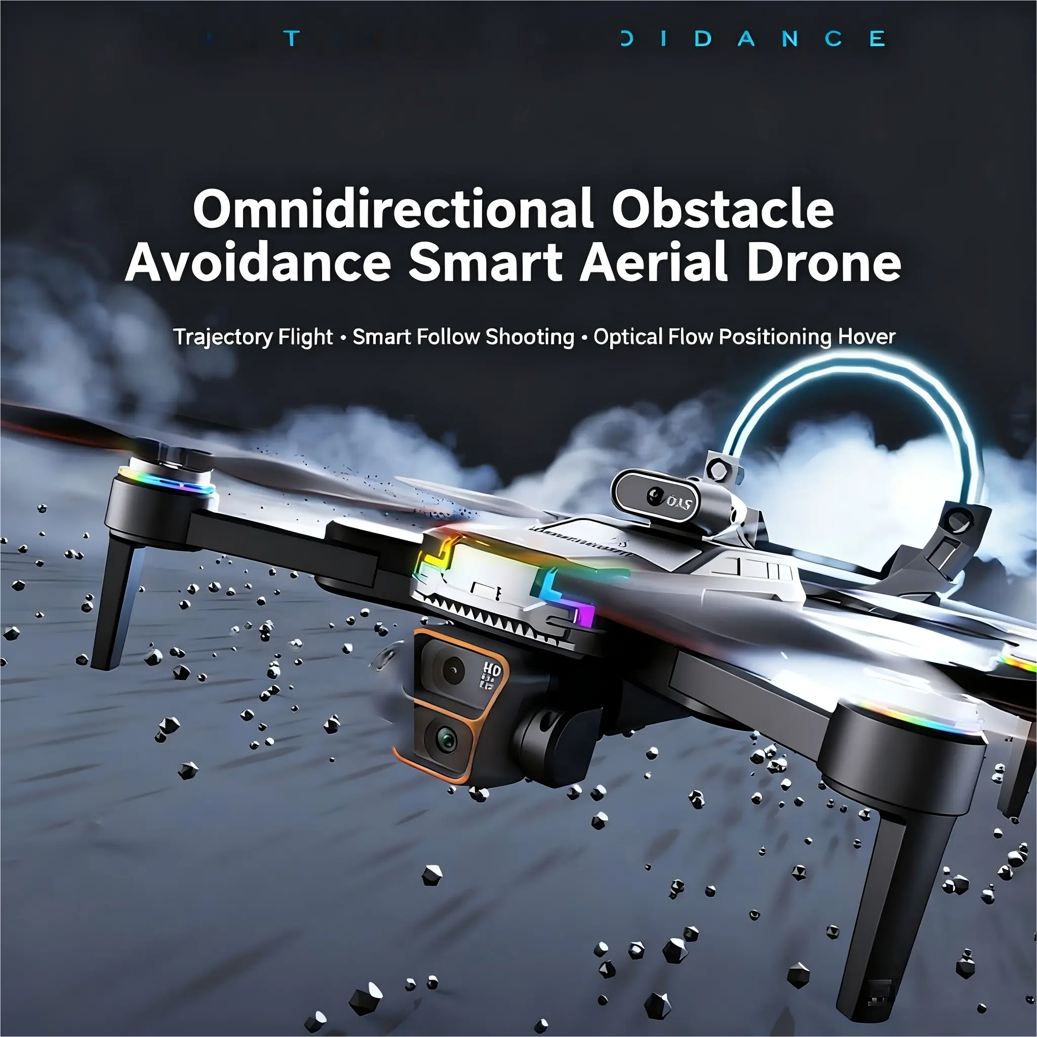 Z2 PRO DRONE,360° Aerial Stunts & Rolling Flip Drone, Dual HD Cameras with Obstacle Avoidance, Mini Drone Toy for Beginners Over 4 Years Old