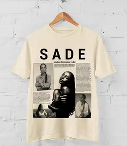 Sade Album T-Shirt, Sade Retro Lyric Style Top Tee Vintage Unisex Tee, Sade Album T Shirt, Sade T-Shirt Gift For Fan