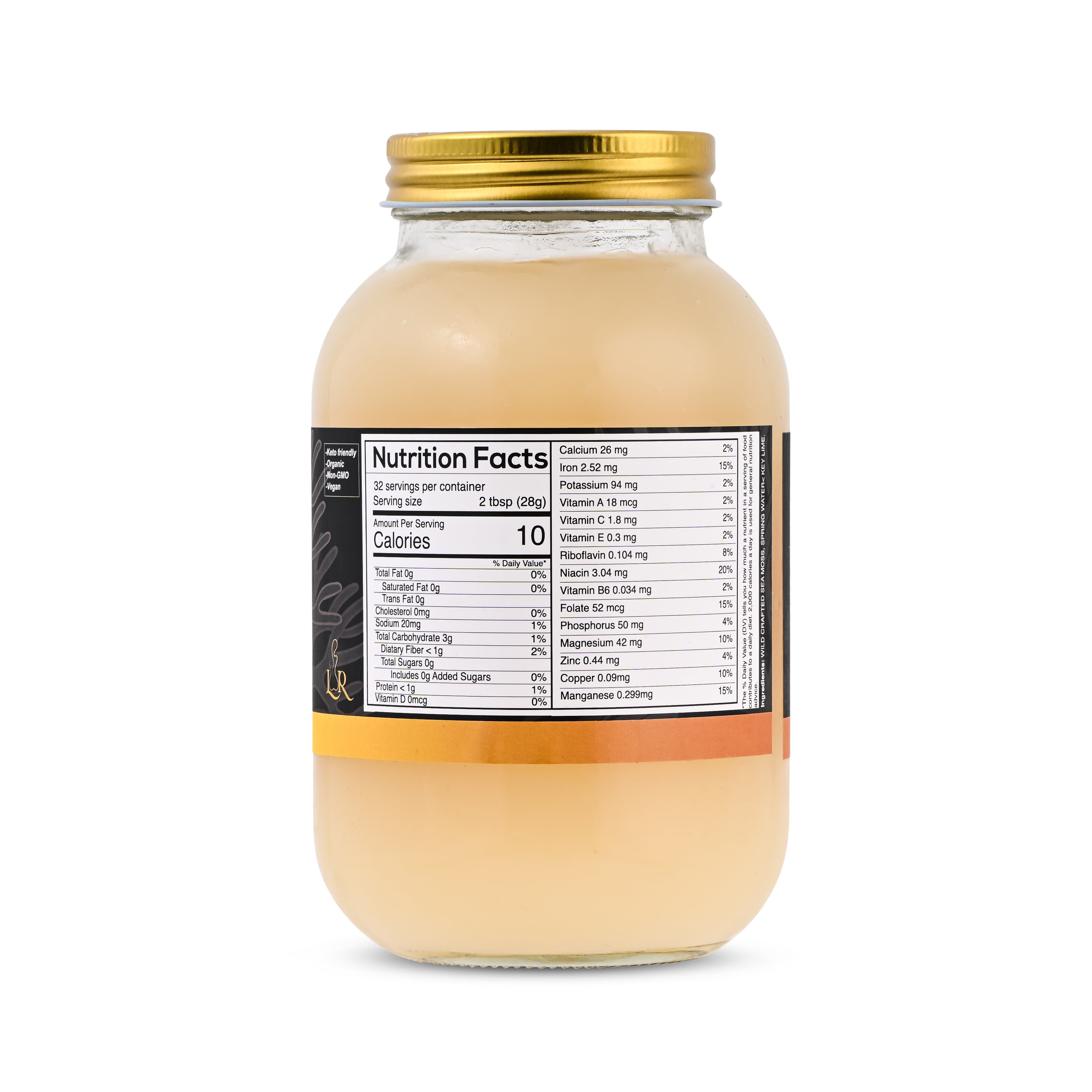 Irish Sea Moss Gel | Made in USA | Rich in Vitamins & Minerals | Sea Moss Gel Raw | Nutritional Supplement Healthcare Dietary