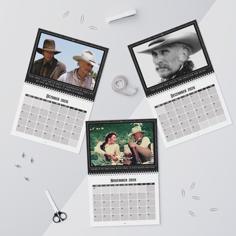 Lonesome Dove 2026 Calendar: Quotes & Planner, Unique Western Gift