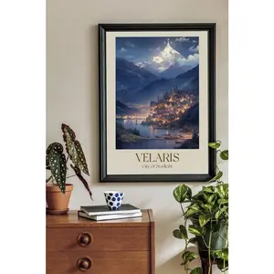 [Bookish Wall Art_SALES UPTO 50%_unframed poster] Velaris City of Starlight Art Print ACOTAR Poster