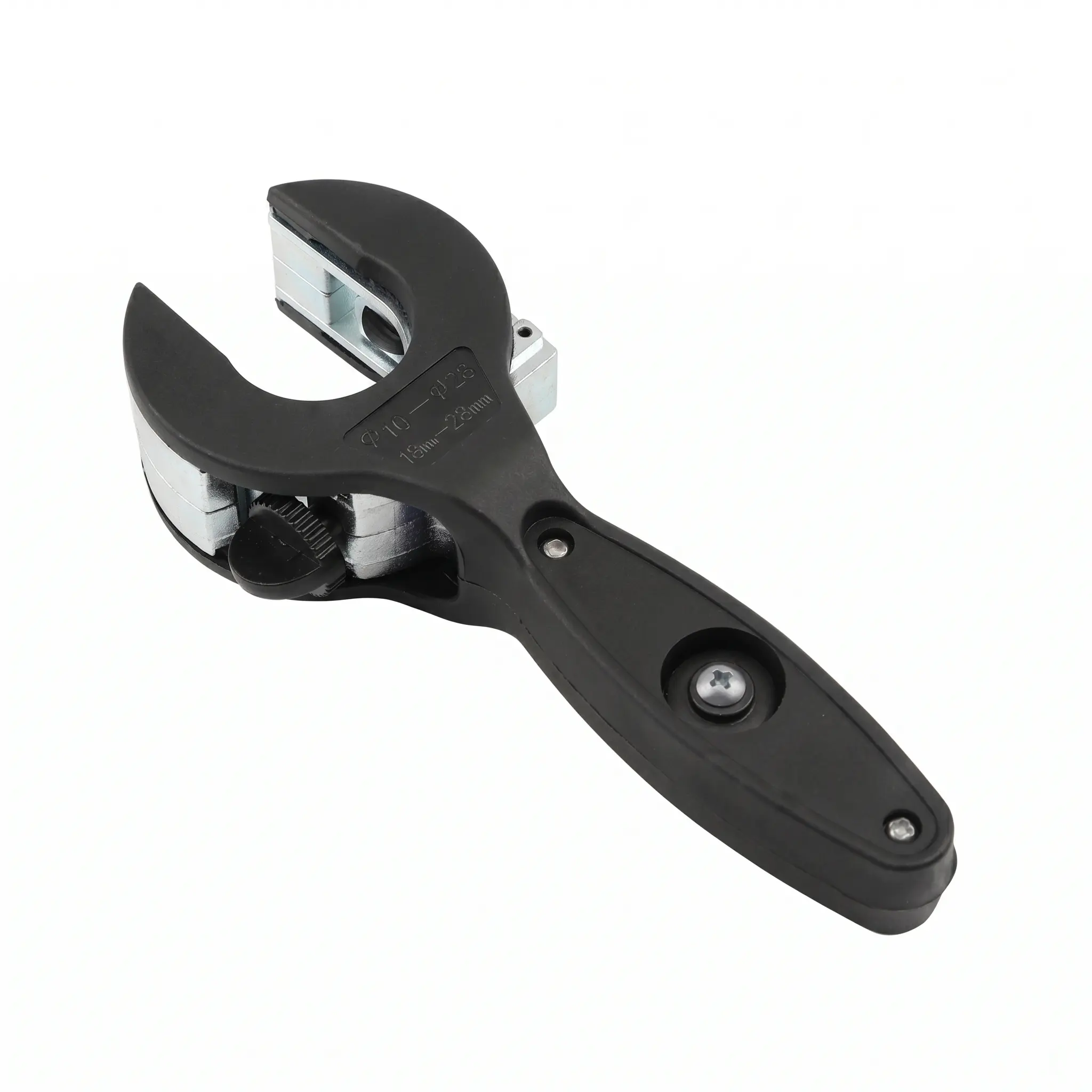 Ratcheting Tubing Cutter -  Adjustable Ratcheting Tubing Cutter Tool for 5/16" to 1-1/8" Tubing, HAVC Repair Tool Copper Pipe Cutter, 2 In 1 Tube Cutter, PVC, Soft Metals