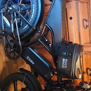 ROCKBROS Waterproof Hard Shell Motorcycle Rear Seat Tail Bag, 12.5L Storage Bag with Visibility-Enhancing Reflective Trim