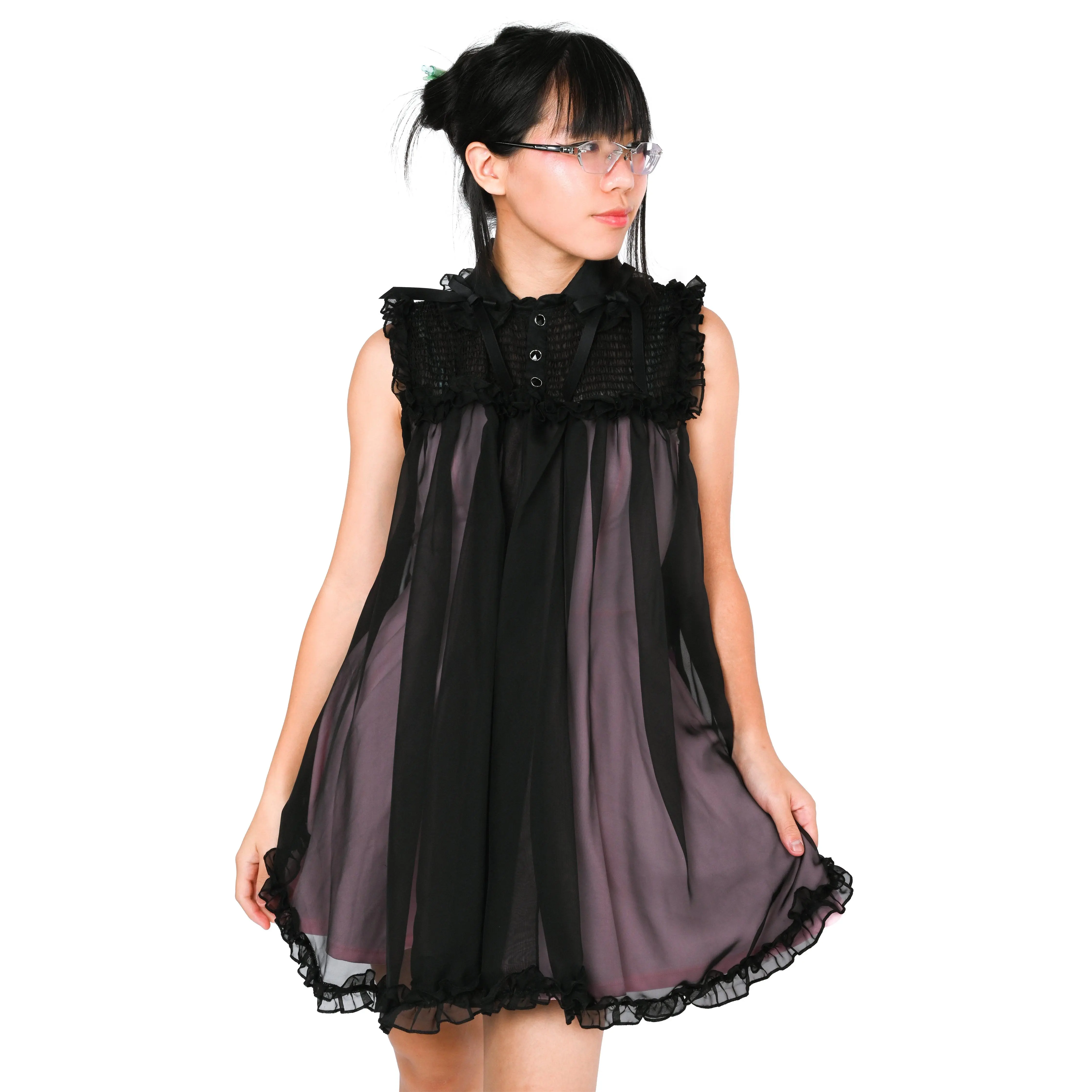 Vivi Peignoir - Black