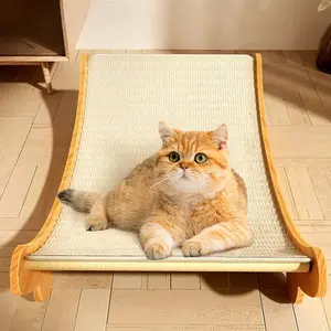 Cat Scratching Pads Multifuction Wooden Cats Sleeping Bed Detachable Wear-resistant Cat Scratch Board Kitten Grinding Cats Toys, Scratcher Board