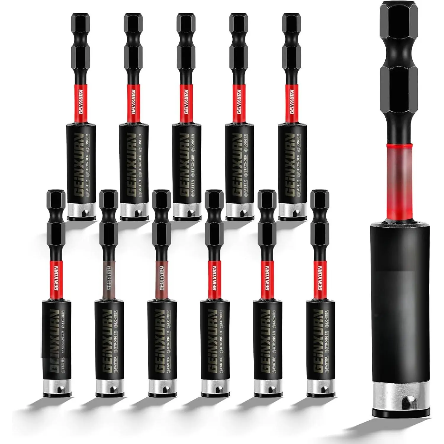 Impact Bit Holders, Hex Shank Quick-Change Drill Bit Guide, S2 Alloy Steel Extension Socket